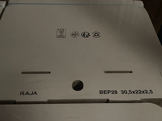 Ca. 1000x verzend (brievenbus) doosjes a4, wit - afbeelding 3 van  5