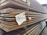 Ca. 100x douglas veer en groef , 18x145mm, lengte 400cm - afbeelding 2 van  3