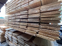 Ca. 100x douglas veer en groef , 18x145mm, lengte 400cm - afbeelding 3 van  3