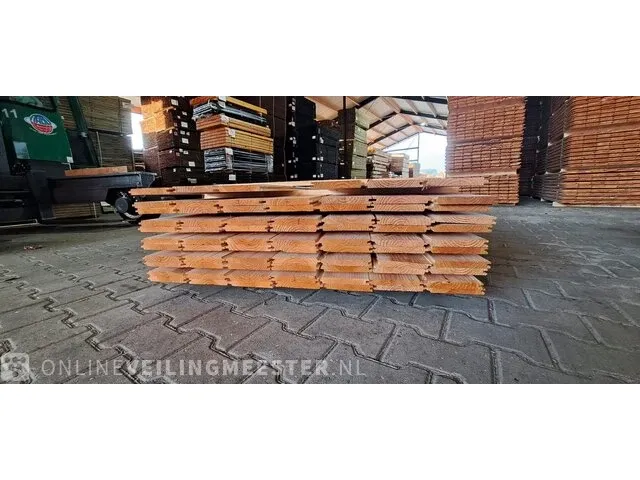 Ca. 100x douglas veer en groef , 18x185mm, lengte 400cm - afbeelding 3 van  3