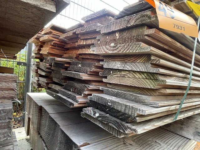 Ca. 100x douglas wisselsponning, 18x190mm, lengte 400cm - afbeelding 3 van  3