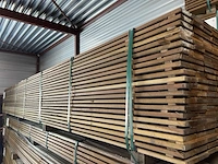 Ca. 100x guyana ipé planken geschaafd, 16x90mm, lengte 200cm - afbeelding 2 van  4