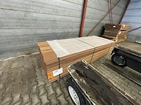 Ca. 100x guyana teak vlonderplanken, 21x145mm, lengte 275cm - afbeelding 4 van  4