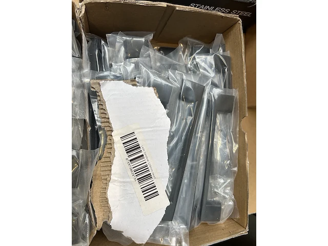 Ca. 100x lade handvat 128 mm zwart - afbeelding 4 van  4