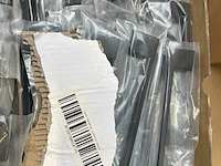 Ca. 100x lade handvat 128 mm zwart - afbeelding 4 van  4