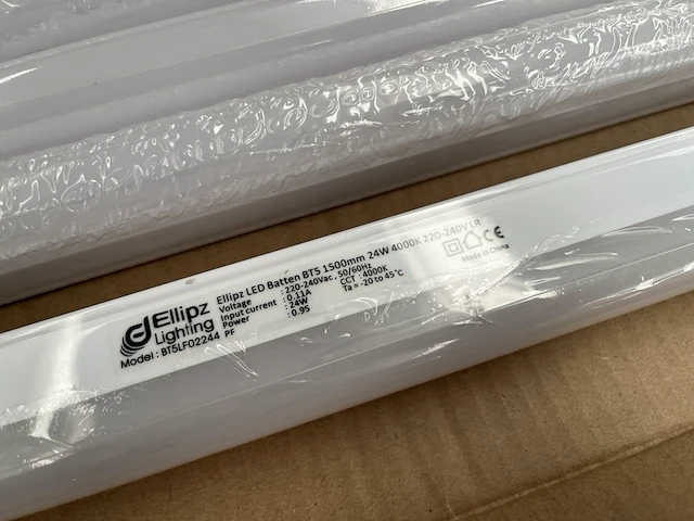 Ca. 100x led batten bt5 1500 mm 24w 4000k ellipz lighting - afbeelding 16 van  16