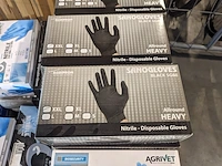 Ca. 100x nitrile melkershandschoenen verschillende maten - afbeelding 3 van  6