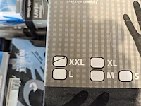 Ca. 100x nitrile melkershandschoenen verschillende maten - afbeelding 4 van  6
