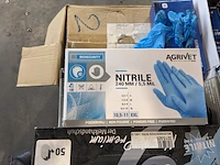Ca. 100x nitrile melkershandschoenen verschillende maten - afbeelding 5 van  6