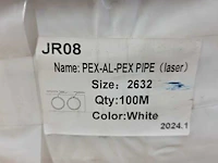 Ca. 100x pex buis 32mm rol van 100m, ifan, pex 32, wit, 2023 - afbeelding 2 van  2