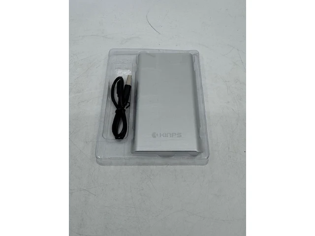 Ca. 100x powerbank kinps, 10.000mah, silver - afbeelding 3 van  6