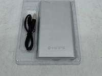 Ca. 100x powerbank kinps, 10.000mah, silver - afbeelding 3 van  6