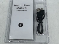 Ca. 100x powerbank kinps, 10.000mah, silver - afbeelding 4 van  6