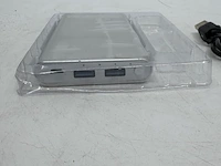 Ca. 100x powerbank kinps, 10.000mah, silver - afbeelding 5 van  6