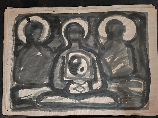 Ca. 100x verzameling , ernst vijlbrief (1934-2010), 100 aquarellen, 20e eeuw - afbeelding 2 van  3