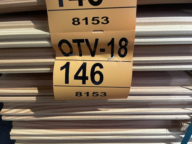 Ca. 100x zweeds rabat zwart gecoat, 16x195mm, lengte 420cm - afbeelding 4 van  4