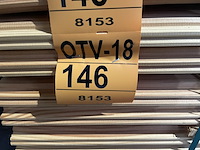 Ca. 100x zweeds rabat zwart gecoat, 16x195mm, lengte 420cm - afbeelding 4 van  4