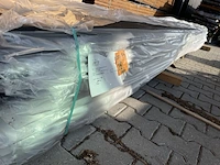 Ca. 100x zweeds rabat zwart gecoat, 16x195mm, lengte 540cm - afbeelding 2 van  3