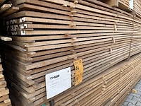 Ca. 104x guyana teak beschoeiingsplanken, 20x100mm, lengte 500cm - afbeelding 4 van  4