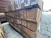 Ca. 104x massaranduba palen fijnbezaagd , 70x70mm, lengte 39/275cm 65/305cm - afbeelding 3 van  3