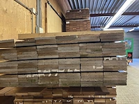 Ca. 105x guyana teak planken geschaafd, 16x140mm, lengte 250cm - afbeelding 3 van  3
