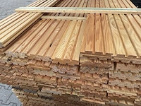 Ca. 106x douglas design/triple/deens profiel, 22x142mm, lengte 500cm - afbeelding 3 van  3