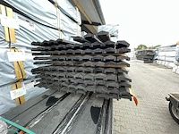 Ca. 107x grenen afdeklatten zwart gecoat, 35x85mm, lengte 180cm - afbeelding 3 van  3