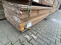 Ca. 107x guyana teak beschoeiingsplanken, 20x100mm, lengte 300cm - afbeelding 4 van  4