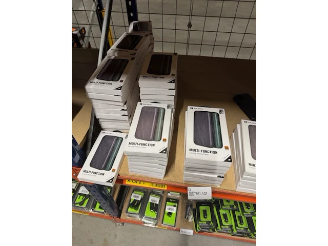 Ca. 108x luxe telefoonhoes puloka, zwart en bruin - afbeelding 7 van  7