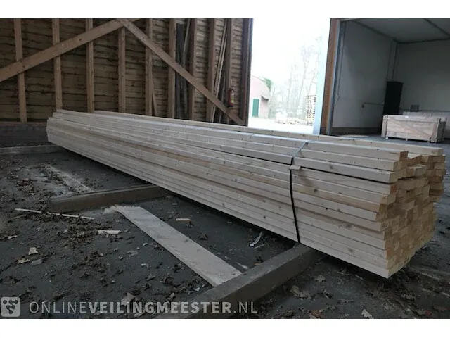 Ca. 109x vuren balk - afbeelding 6 van  7