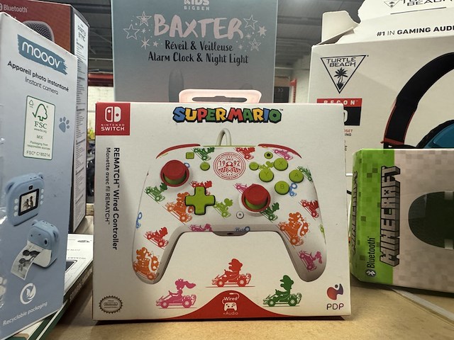 Ca. 10x a-merk speelgoed w.o. turtle beach, nintendo switch super mario, minecraft - afbeelding 5 van  8