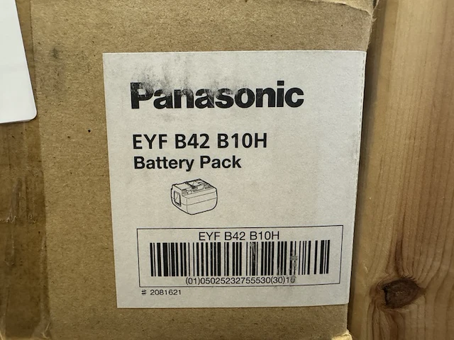 Ca. 10x accu oplaadbaar, panasonic, eyf b42 b10h - afbeelding 3 van  3