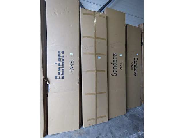 Ca. 10x akoestisch wandpaneel 260x60, sanderz, (4), walnoot, 2025 - afbeelding 2 van  2