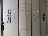 Ca. 10x akoestisch wandpaneel 260x60, sanderz, (4), walnoot, 2025 - afbeelding 2 van  2
