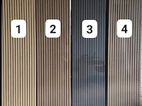 Ca. 10x akoestisch wandpaneel 260x60, sanderz, (4), walnoot, 2025 - afbeelding 1 van  2