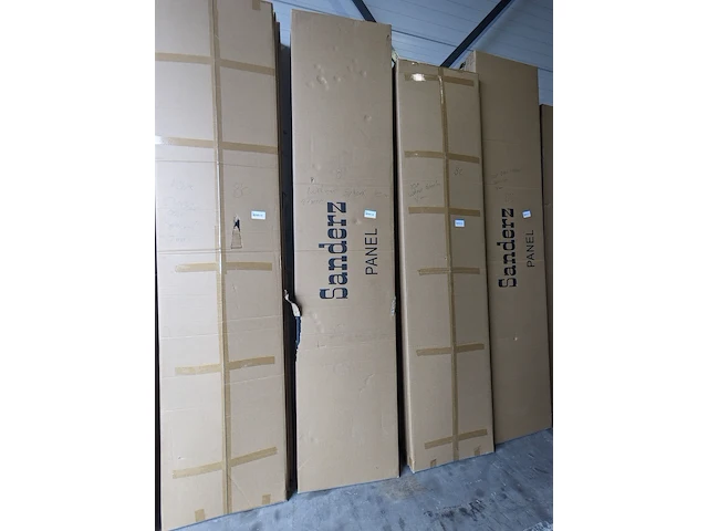Ca. 10x akoestisch wandpaneel 280x60, sanderz, (4), walnoot, 2025 - afbeelding 2 van  2