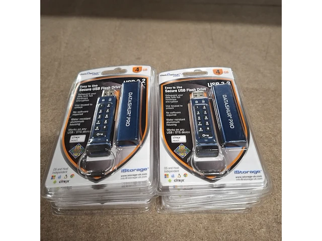 Ca. 10x beveiligde usb-stick, istorage, datashur pro, 4gb - afbeelding 3 van  3