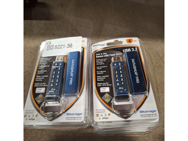 Ca. 10x beveiligde usb-stick, istorage, datashur pro, 4gb - afbeelding 3 van  3