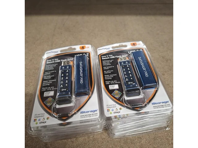 Ca. 10x beveiligde usb-stick, istorage, datashur pro, 4gb - afbeelding 3 van  3