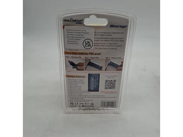 Ca. 10x beveiligde usb-stick, istorage, datashur pro, 4gb - afbeelding 2 van  3