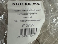 Ca. 10x broek en 15x blazer, suitss me, off-beat, sand pinstripe - afbeelding 5 van  6