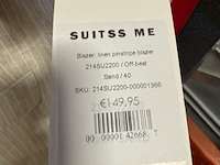 Ca. 10x broek en 15x blazer, suitss me, off-beat, sand pinstripe - afbeelding 6 van  6