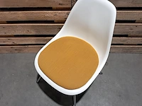 Ca. 10x design stoel met vast zitkussen, vitra., eames, groen, blauw & geel - afbeelding 8 van  11