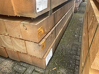Ca. 10x douglas balken fijnbezaagd, 200x200mm, lengte 300cm - afbeelding 4 van  4