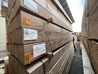 Ca. 10x douglas balken fijnbezaagd, 200x200mm, lengte 400cm - afbeelding 4 van  4