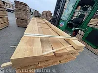 Ca. 10x douglas balken fijnbezaagd, 75x225mm, lengte 400cm - afbeelding 1 van  3