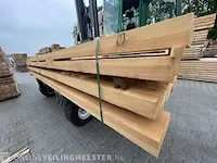 Ca. 10x douglas balken fijnbezaagd, 75x225mm, lengte 400cm - afbeelding 2 van  3