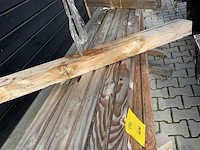 Ca. 10x douglas dubbele rhombus profiel geschaafd, 25x135mm, lengte 400cm - afbeelding 1 van  3