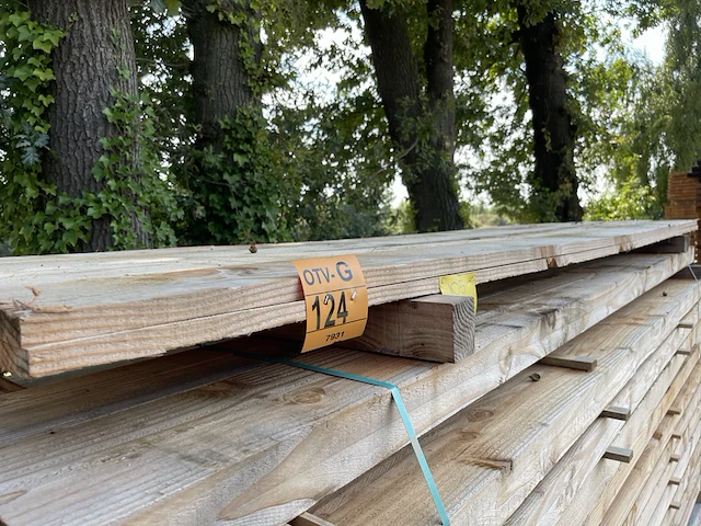 Ca. 10x douglas planken fijnbezaagd, 22x200m, lengte 300cm - afbeelding 5 van  6