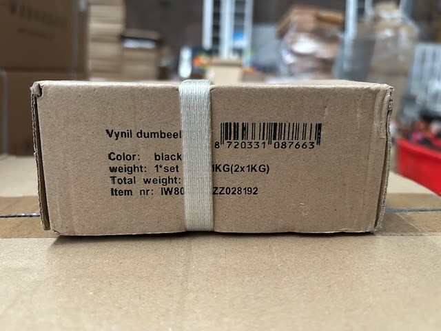 Ca. 10x dumbbell set 2x 1kg (2kg totaal) active panther - afbeelding 4 van  4